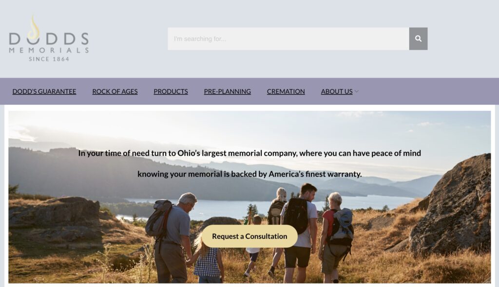 New modernized e-commerce website